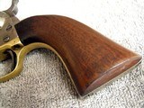 Colt 1860 Army Fluted Cylinder, All Matching, Mfg.1861 Clean Sharp Metal, Mint Grips, Mechanically As New - 3 of 14