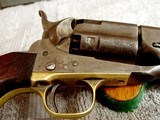 Colt 1860 Army Fluted Cylinder, All Matching, Mfg.1861 Clean Sharp Metal, Mint Grips, Mechanically As New - 12 of 14