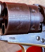 Colt 1860 Army .44 Manufactured Mid-1863-LOTS OF ORIGINAL BLUE Cylinder Scene 95%+, Mechanically Pefect, Cartouches - 4 of 15
