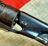 Colt 1860 Army .44 Manufactured Mid-1863-LOTS OF ORIGINAL BLUE Cylinder Scene 95%+, Mechanically Pefect, Cartouches - 12 of 15