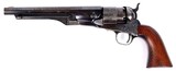 Colt 1860 Army .44 Cal. Sharp Edges, Original Case Color-2 Cartouches-Sub Inspection Marks-As New Mechanically-Nice Scene 1863 - 1 of 15
