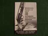 Browninmg B-2000 owner's manual - 1 of 2