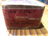 44 Colt old model central fire cartridges Remington UMC 39 original rounds - 6 of 7