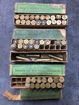 RARE Remington 45/60 Winchester 40/60 & 50/70 lot of loaded boxes - 1 of 2