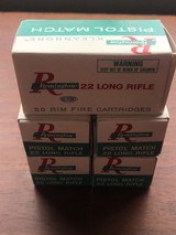 5 vintage boxes Remington Pistol Match 22LR ammo 250 rounds - 2 of 2