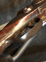 SH Harrington sxs 12 gauge Belgium Damascus double hammer - 9 of 14