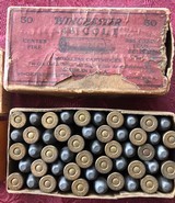 Full vintage box of Winchester 45 colt & partial box 41 short rim fire - 1 of 4