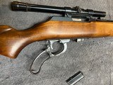 Marlin 56 22lr lever action w/ 2 mags & scope - 8 of 9