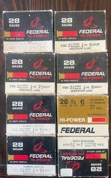 8 boxes federal hi power 28 gauge - 1 of 3