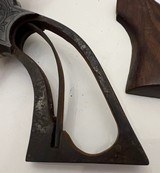 Remington 1858 Army 44 revolver ornate carving, octagon barrel & holster - 14 of 15