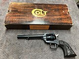 Colt New Frontier 22lr revolver with box 1985 - 1 of 8