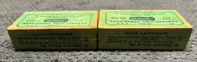 2 vintage full boxes Peters 32 S&W one sealed - Image 5 of 7