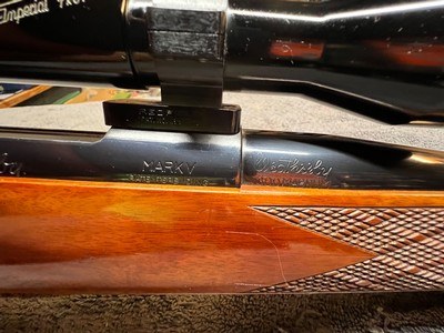 Left hand Weatherby Mark V 300wby German - Image 7 of 11