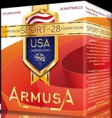 25 ROUNDS 12GA. ARMUSA SPORT-28 USA 1 OUNCE #8 COMPETITION SHOTSHELLS - 1 of 15
