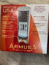 25 ROUNDS 12GA. ARMUSA SPORT-28 USA 1 OUNCE #8 COMPETITION SHOTSHELLS - 2 of 15