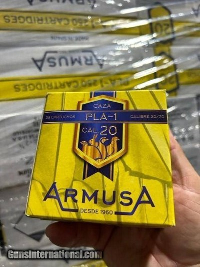 20GA. ARMUSA PLA-1 - 7/8 OZ. #8 COMPETITION SHOTSHELLS (.39 CENTS X ROUND)