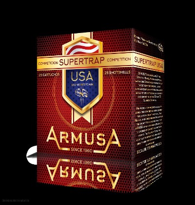 12 GA. ARMUSA SUPERTRAP USA 1 1/8 OZ. #7.5 COMPETITION SHOTSHELLS (.44 CENTS X ROUND)