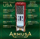 12 GA. ARMUSA PRO-TRAP USA 1-1/8 OZ. #7.5 TARGET SHOTSHELLS (.42 CENTS X ROUND)