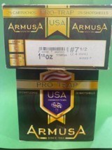 12 GA. ARMUSA PRO-TRAP USA 1-1/8 OZ. #7.5 TARGET SHOTSHELLS (.42 CENTS X ROUND) - 11 of 11