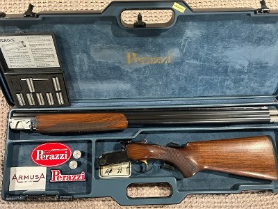 PERAZZI MX8 12 Gauge Sporting / Game / Live Bird / Trap with 29.5" Barrels & Teague Choked. Detachable Trigger w/ Leaf Springs