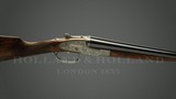 Holland & Holland 20 gauge 'Royal' Deluxe Model Sidelock Ejector Shotgun with self opening with double triggers and automatic safety - 1 of 3