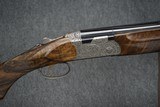 SOLD - Preowned, NEVER FIRED Cole Custom Beretta 12 GA. With 28" Barrels Custom Engraved By Martini And Upgraded Wood Set By Cole! Rare Gun Here! - 2 of 8