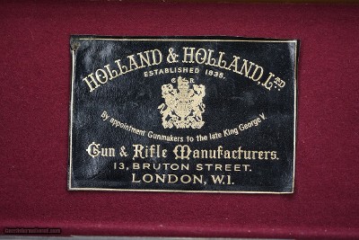 Stunning Holland & Holland Model Deluxe SXS 12 GA. With 30