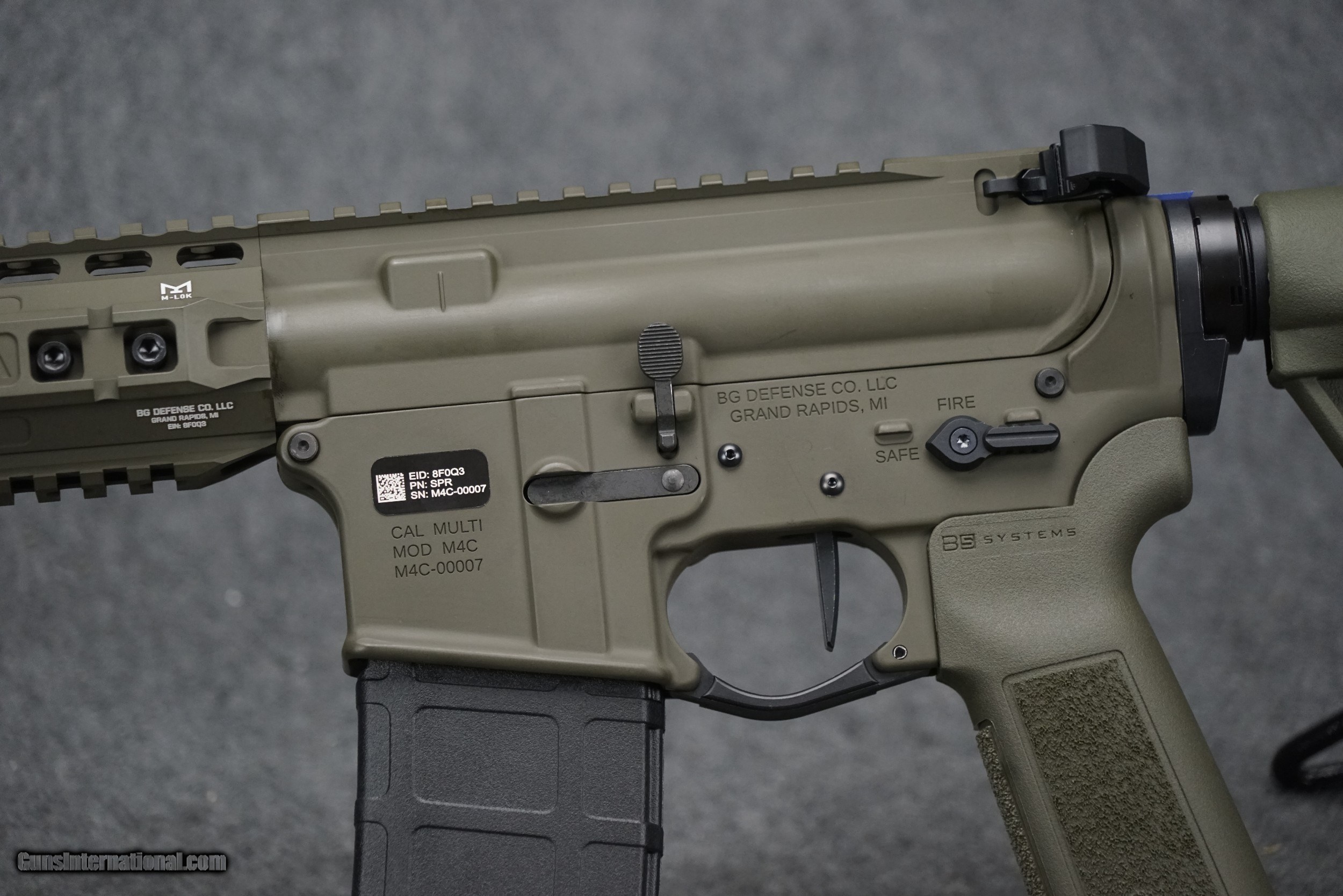 BG Defense TypeA SPR 16" Barrel ODG 5.56 NATO