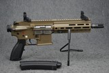 Heckler & Koch HK416 Pistol 22LR 8.5" Barrel *FDE*