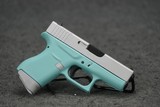 Glock 43 Robin's Egg Blue 9mm 3.41