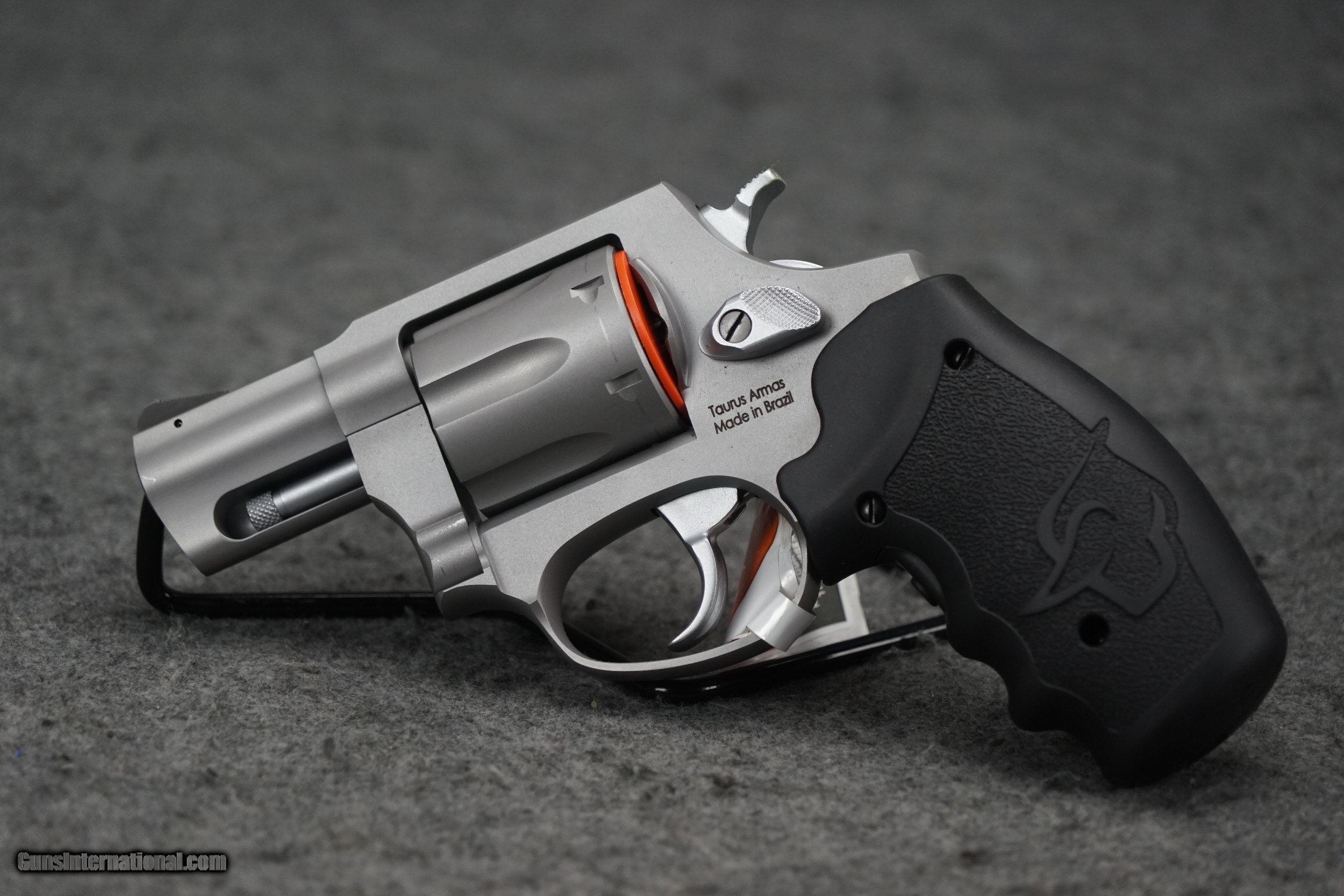 Taurus Firearms Model 856L Double Action Revolver 38 Special Stainless  Steel Viridian Laser 2 Barrel