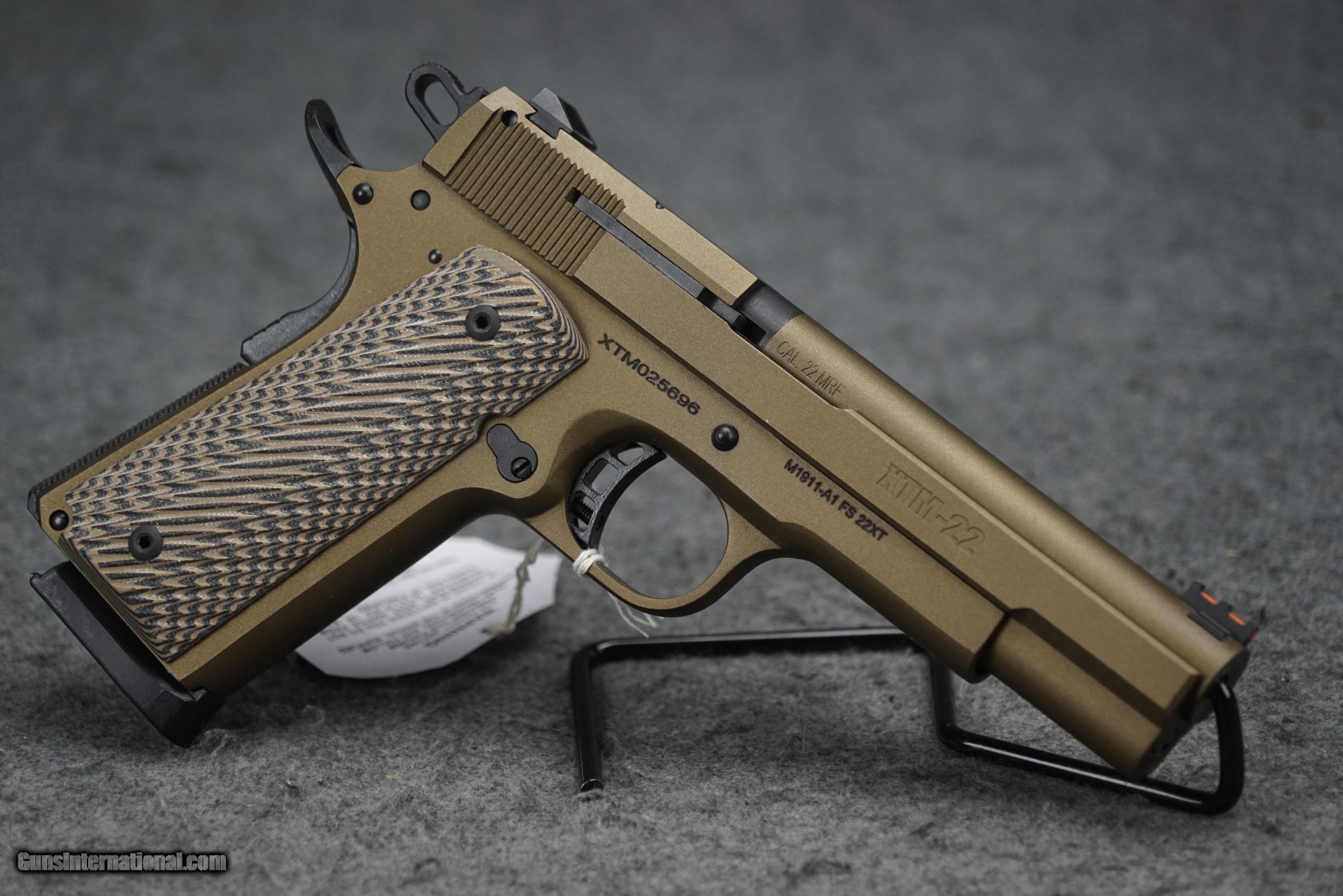 Rock Island Armory Xt22 22 Magnum 5 Barrel Bronze Cerakote