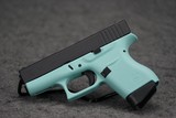 Glock G43 Robins Egg Blue Cerakote 9mm 3.41
