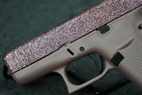 Glock 43X GlitterGunz Rose Gold Glitter 9mm 3.43