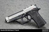 Beretta 92XI SAO 9mm 4.7