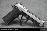 Beretta 92XI SAO 9mm 4.7