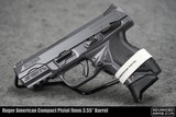Ruger American Compact Pistol 9mm 3.55