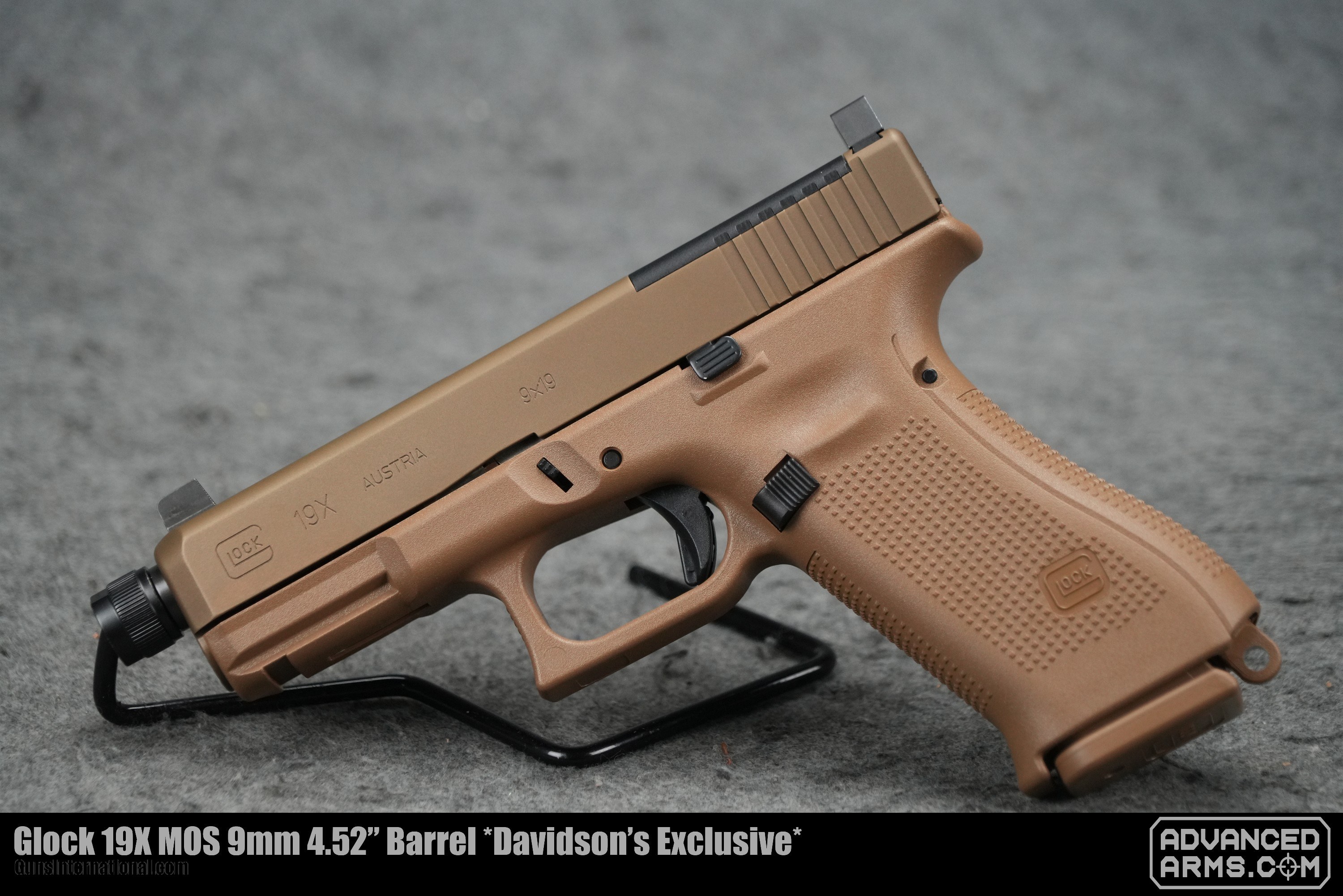 Glock 19X MOS 9mm 4.52” Barrel *Davidson’s Exclusive*