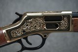 Henry Big Boy Brass Side Gate Deluxe Engraved 357 Magnum 20” Barrel - 3 of 4