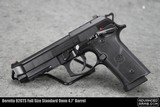 Beretta 92GTS Full Size Standard 9mm 4.7” Barrel