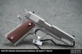 Colt 1911 Classic Government Stainless 38 Super 5” Barrel - 2 of 2