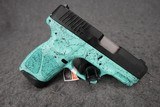 **BNIB** TAURUS G3C CYAN WITH BLACK SPLATTER 9MM 3.2'' - 1 of 7