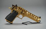 MAGNUM RESEARCH DESERT EAGLE, 50AE, GOLD W/ TIGER STRIPES *BRAND NEW IN BOX* - 1 of 4
