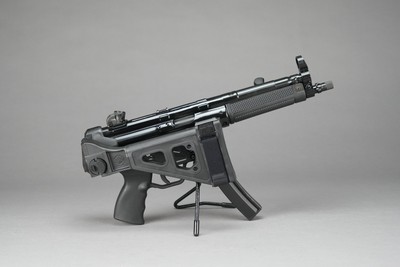MILITARY ARMS CORP MAC 5 WITH BRACE, 9MM, 8.9