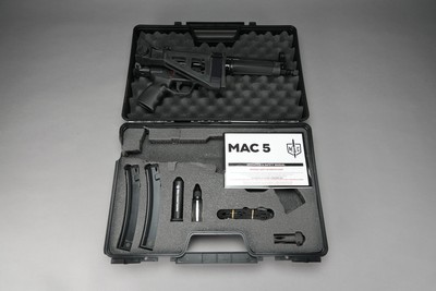 MILITARY ARMS CORP MAC 5 WITH BRACE, 9MM, 8.9