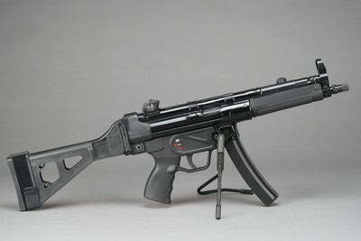 MILITARY ARMS CORP MAC 5 WITH BRACE, 9MM, 8.9