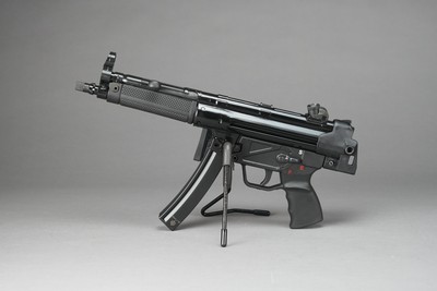 MILITARY ARMS CORP MAC 5 WITH BRACE, 9MM, 8.9