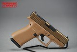 GLOCK 43X MOS COYOTE, 9MM, 3.41