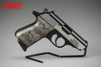 WALTHER PPK/S WITH GREY WOOD GRIPS, .380 ACP, 3.3