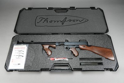 AUTO-ORDNANCE-THOMPSON, 1927A-1 DELUXE, .45ACP, 16.5